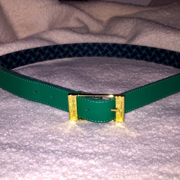 Talbots Green Leather Belt - Picture 3 of 4